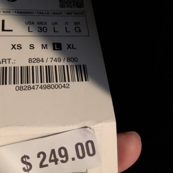 NWT ZARA LONG OVERSIZED CHECK MASCULINE DOUBLE-BREASTED COAT - Picture 11 of 11